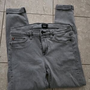 Women's Hudson Jeans 29x24 Gray - Markin Crop Super Skinny Cuff